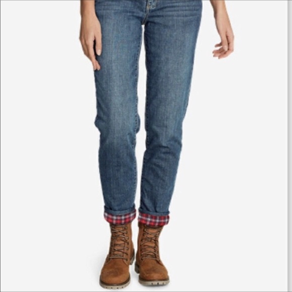 Eddie Bauer Denim - Eddie Bauer Flannel Lined Jeans